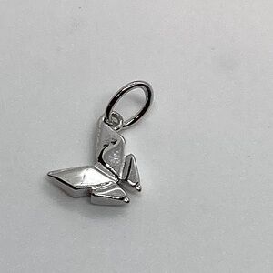 Origami Owl 925 Sterling Silver Origami Butterfly Mini Charm Pendant | 14mm